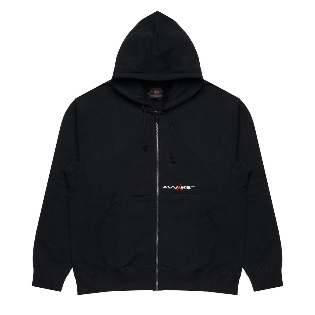 AIR JORDAN  X AWAKE NY FLEECE HOODIE - BLACK/UNIVERSITY RED