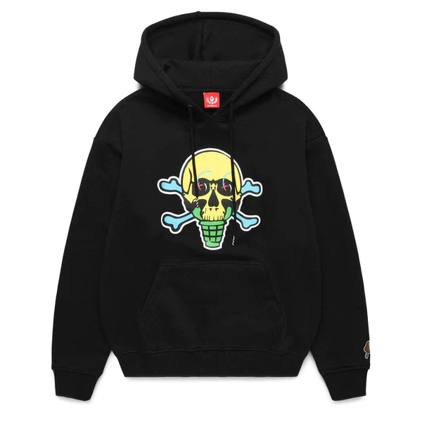 Ice cream hoodie black Clearance