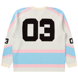BBC BB PUCK JERSEY LS SWEATER - WINTER WHITE