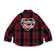 HUMAN MADE FLEECE PULLOVER - RED