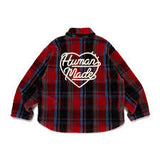 HUMAN MADE FLEECE PULLOVER - RED
