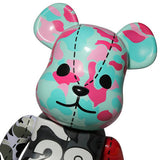 A BATHING APE 28TH ANNIVERSARY X MEDICOM BAPE CAMO #3 1000% BE@RBRICK - PINK