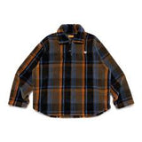 HUMAN MADE FLEECE PULLOVER - BROWN