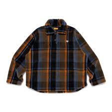 HUMAN MADE FLEECE PULLOVER - BROWN