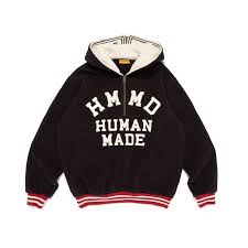 HUMAN MADE HALF-ZIP FLEECE PULLOVER - BLACK