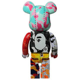 A BATHING APE 28TH ANNIVERSARY X MEDICOM BAPE CAMO #3 1000% BE@RBRICK - PINK