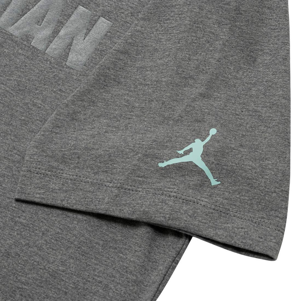 AIR JORDAN JUMPMAN CLASSICS T-SHIRT - CARBON HEATHER / WHITE
