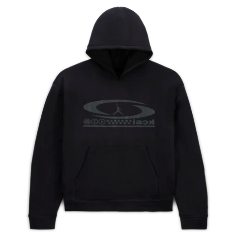 MEN'S AIR JORDAN X TRAVIS SCOTT PULLOVER HOODIE - BLACK/DK SMOKE GREY