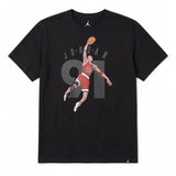 AIR JORDAN AJ 6 NINETY ONE T-SHIRT - BLACK