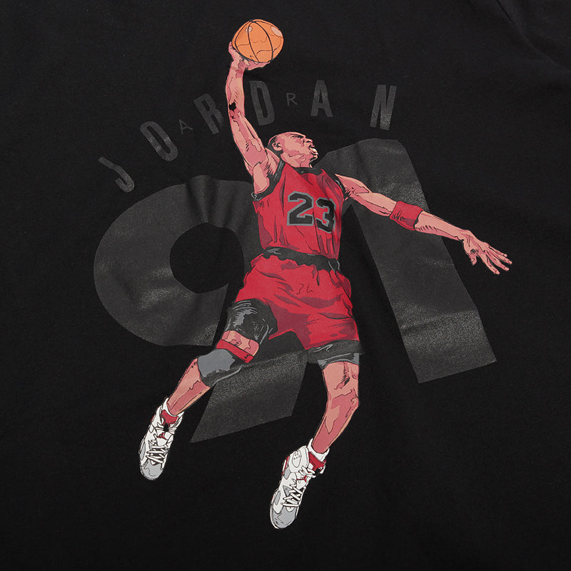 AIR JORDAN AJ 6 NINETY ONE T-SHIRT - BLACK
