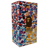 A BATHING APE 28TH ANNIVERSARY X MEDICOM BAPE CAMO #2 1000% BE@RBRICK - BLUE