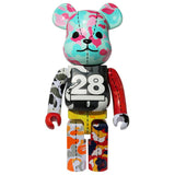A BATHING APE 28TH ANNIVERSARY X MEDICOM BAPE CAMO #3 1000% BE@RBRICK - PINK