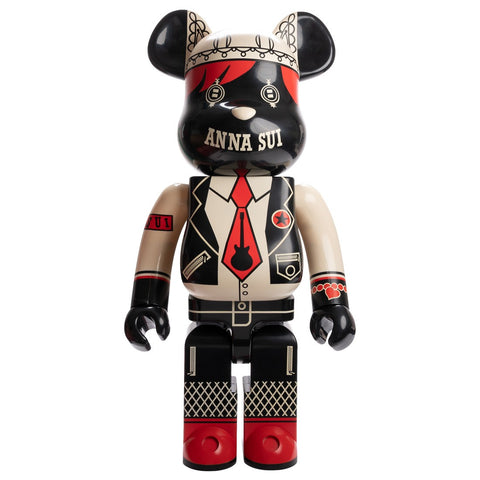 MEDICOM x ANNA SUI RED AND BEIGE 1000% BEARBRICK FIGURE - BEIGE