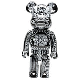 MEDICOM H.R. GIGER BE@RBRICK 1000% - BLACK CHROME