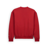 NIKE X NIGO FLEECE CREW NECK SWEATSHIRT - GYM RED/WOLF GREY