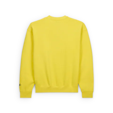 NIKE X NIGO FLEECE CREW NECK SWEATSHIRT - SPEED YELLOW/BLACK