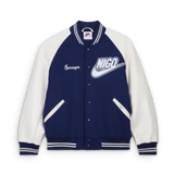 NIKE X NIGO VARSITY JACKET - BLUE VOID/WHITE-WHITE