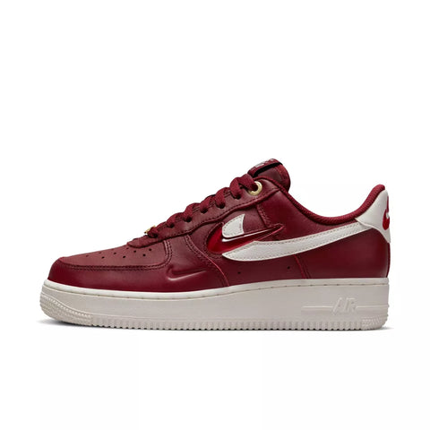 WOMENS NIKE AIR FORCE 1 '07 PREMIUM - TEAM RED/SAIL- GYM RED