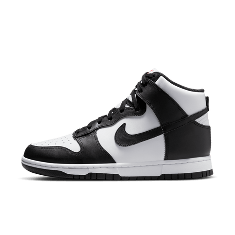 WOMEN'S NIKE DUNK HIGH - WHITE/BLACK-UNIVERSITY RED