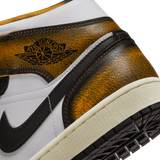 AIR JORDAN 1 MID SE - BLACK/TAXI-WHITE-SAIL