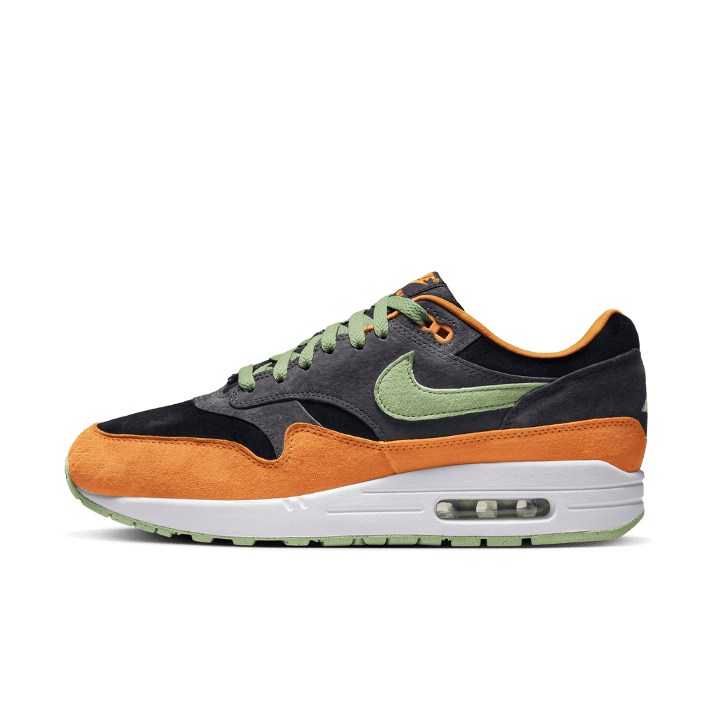 NIKE AIR MAX 1 PREMIUM ANTHRACITE HONEYDEW BLACK KUMQUAT Creme321