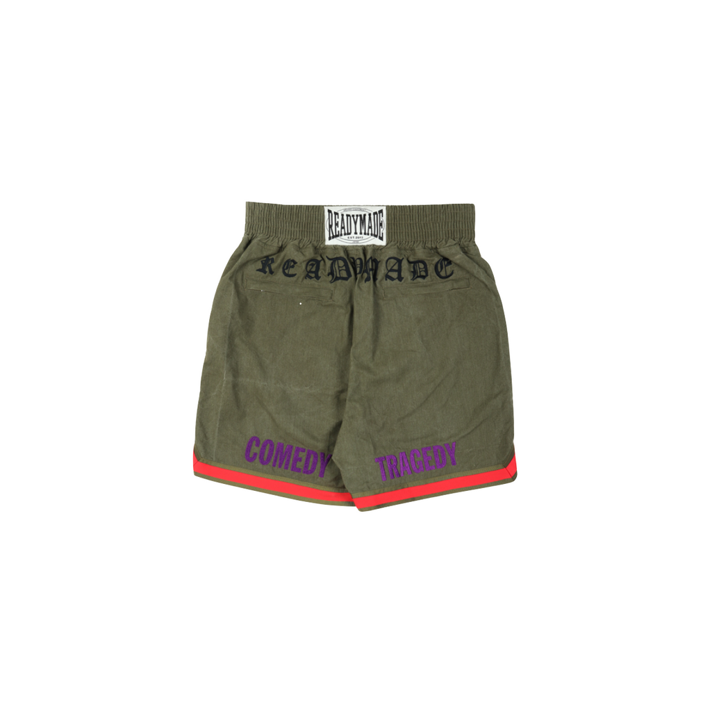 Ontwikkelen Vijf Enzovoorts READYMADE EMBROIDERED BOXING SHORTS - GREEN – Creme321