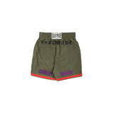 READYMADE EMBROIDERED BOXING SHORTS - GREEN