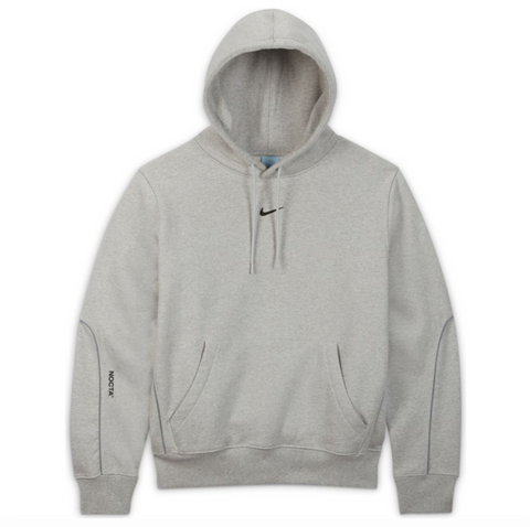 NIKE x NOCTA CARDINAL STOCK HOODIE -  GREY HEATHER/BLACK