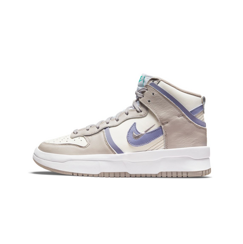 WOMEN'S NIKE DUNK HIGH UP - SAIL/IRON PURPLE