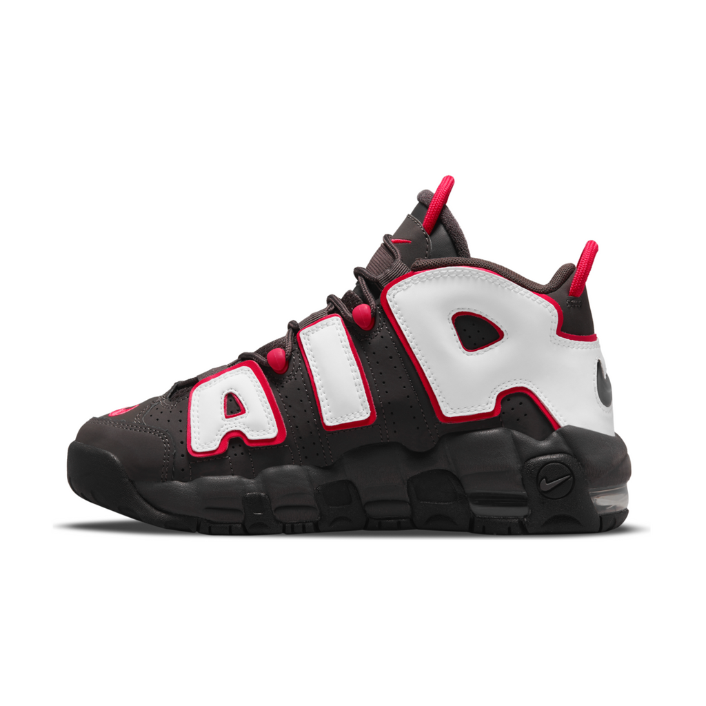 NIKE AIR MORE UPTEMPO GS - MEDIUM ASH/WHITE-BLACK-SIREN RED