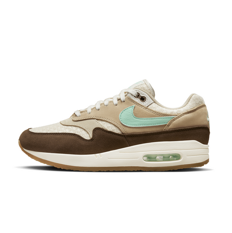 NIKE AIR MAX 1 PREMIUM - MEDIUM BROWN/MINT FOAM-MUSHROOM-MUSLIN