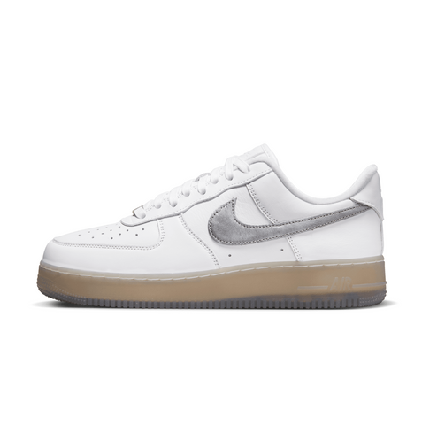 NIKE AIR FORCE 1 '07 PREMIUM - WHITE/METALLIC SILVER-HYPER PINK