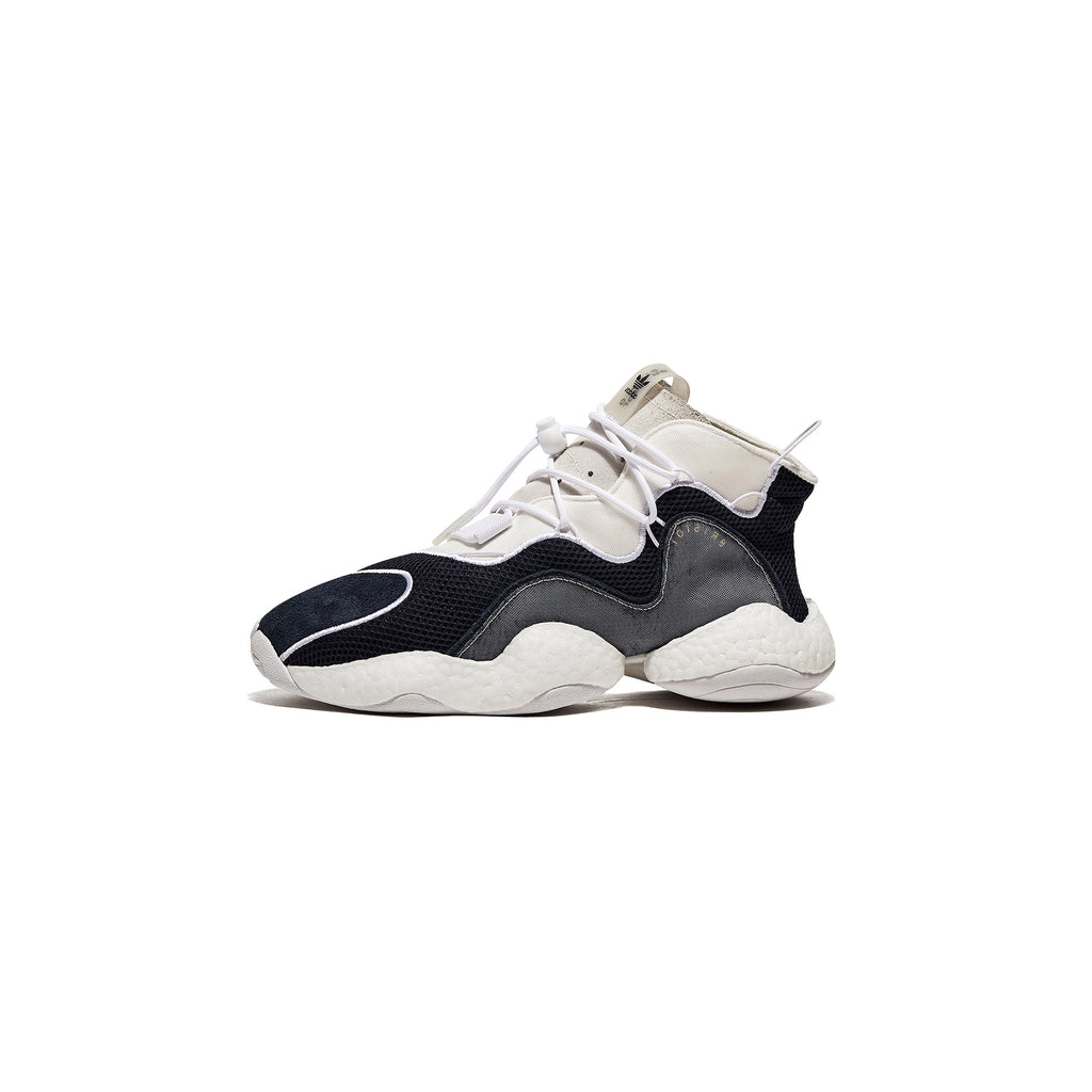 ADIDAS ORIGINALS BY BRISTOL CRAZY BYW LVL I SHOES - COLLEGIATE NAVY / RUNNING WHITE / CLOUD WHITE